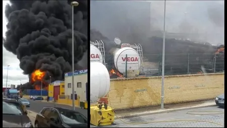 Gest şocant al unui şofer de camion român. Neplătit de două luni, a incendiat firma la care lucra
