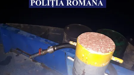 14 bărbaţi au fost reţinuţi de poliţiştii din Constanţa, după ce au furat combustibil din navele care tranzitează Dunărea