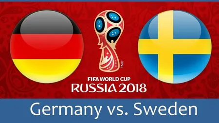 GERMANIA - SUEDIA LIVE VIDEO ONLINE STREAMING TVR: 2-1. Favoriţi la câştigarea trofeului, nemţii au tremurat în grupe