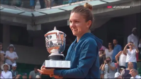 SIMONA HALEP a câştigat ROLAND GARROS 2018! Finală fabuloasă cu Sloane Stephens: 3-6, 6-4, 6-1