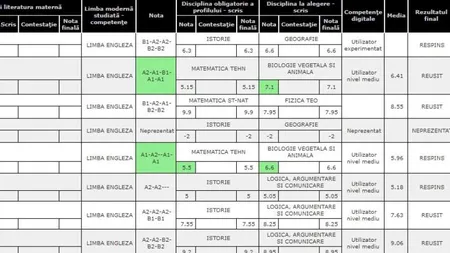 Rezultate Bac 2018. Cum calculează profesorii notele şi media generală