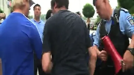 Incidente miting PSD, Piaţa Victoriei. O persoană a fost amendată