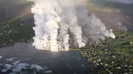 Cel mai mare lac cu apă dulce din Hawaii a dispărut în câteva ore. A fost umplut cu lava vulcanului Kilauea