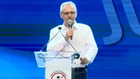 Cum şi-a făcut apariţia iubita lui Liviu Dragnea la mitingul PSD de sâmbătă din Piaţa Victoriei