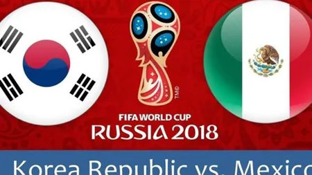 CM 2018. Mexicul, pas uriaş spre optimile Cupei Mondiale din Rusia. A obţinut a doua victorie în grupa F