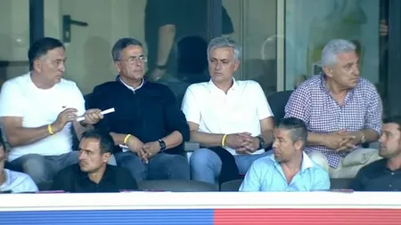 Jose Mourinho a fost la România-Finlanda. 