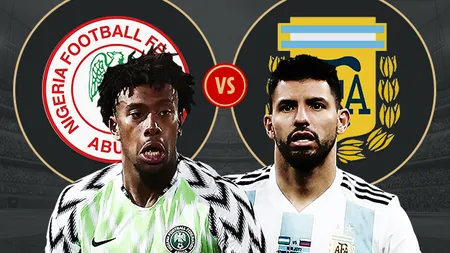 NIGERIA - ARGENTINA LIVE VIDEO ONLINE STREAMING TVR: 1-2. Messi rămâne cu emoţii la CM 2018. Urmează Franţa