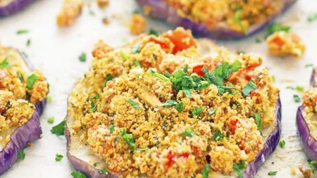 Rondele de vinete gratinate