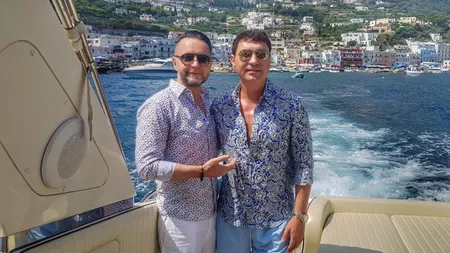 Cristian Borcea şi Valentina Pelinel, IMAGINI FABULOASE din vacanţa petrecută în Insula Capri FOTO