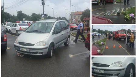 Accident cumplit la Oradea: O maşină a spulberat patru surori aflate pe trotuarul din faţa sediului Poliţiei VIDEO