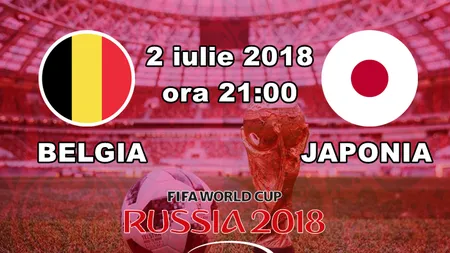 BELGIA - JAPONIA LIVE VIDEO ONLINE STREAMING TVR CM 2018: 3-2. 