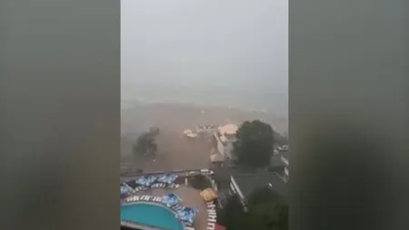 Furtună puternică pe litoral VIDEO