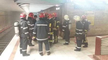 Fum în staţia de metrou Eroii Revoluţiei. Metrorex anunţă o defecţiune tehnică minoră UPDATE