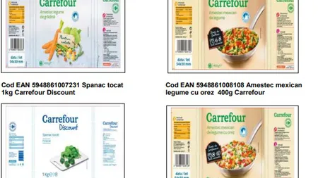 Produse congelate, RETRASE de la comercializare. ANSVSA: Probele de laborator infirmă prezenţa Listeria monocytogenes