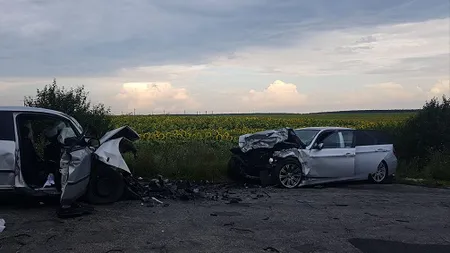 Accident grav în Olt. Două persoane au murit, iar alte două au fost rănite VIDEO