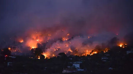 Incendiu în Grecia: Guvernul suspectează posibile 