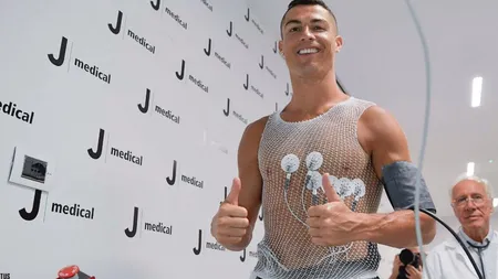 Cristiano Ronaldo eclipsează finala CM 2018. Reality-show la vizita medicală de la Torino VIDEO