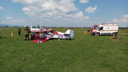 Starea pilotului rănit în accidentul aviatic din judeţul Suceava este uşor ameliorată