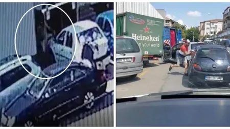 Scene violente în trafic. Mai multe maşini au fost vandalizate