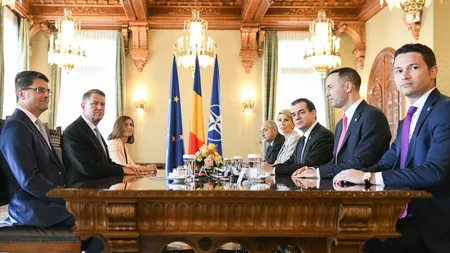 Ludovic Orban, Vasile Blaga, Alina Gorghiu s-au întâlnit la Cotroceni cu preşedintele Klaus Iohannis