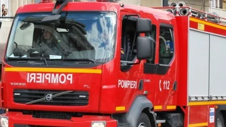Incendiu la o fabrică de brichete din paie din judeţul Prahova