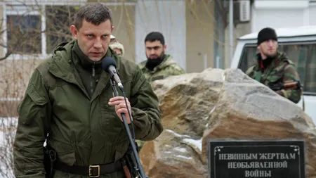 Liderul separatist prorus Aleksandr Zaharcenko, ucis într-o explozie într-o cafenea la Doneţk