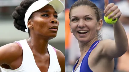 SIMONA HALEP - VENUS WILLIAMS 6-2, 6-2: Meciuri la foc automat la Rogers Cup. Urmează Caroline Garcia