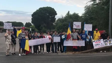 Protest la Madrid împotriva premierului Viorica Dăncilă