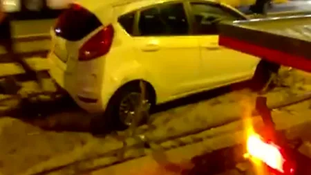 Accident grav în Capitală. Două maşini s-au ciocnit în apropiere de Piaţa Unirii