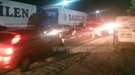 Accident grav pe DN 2m în Buzău. Trei TIR-uri au fost implicate