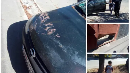 Şofer la 4 ani. Un copil aflat la volan a provocat un accident în lanţ, lovind inclusiv un pieton