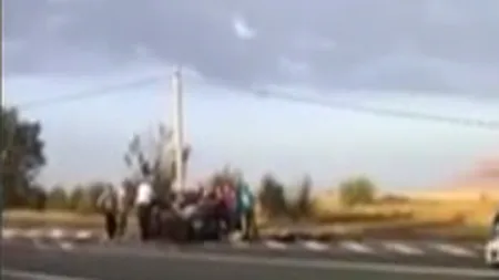 Accident grav în Buzău. O persoană a murit, alte 3 sunt grav rănite VIDEO