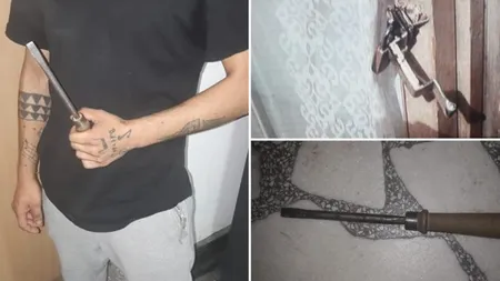 Un jandarm trimis la o intervenţie a descoperit un hoţ care spărgea chiar boxa sa din bloc