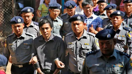 Doi jurnalişti Reuters au fost condamnaţi la câte şapte ani de închisoare în Myanmar