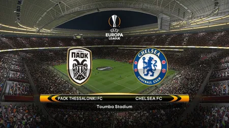 PAOK Salonic - Chelsea 0-1 în Grupa L din Europa League. Debut ratat pentru Răzvan Lucescu