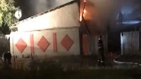 Incendiu violent în Capitală