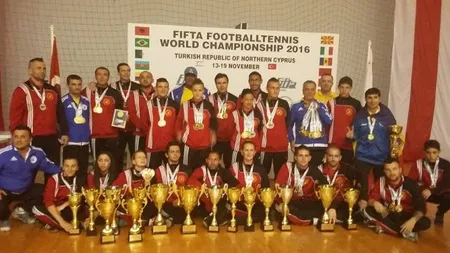 România are ca obiectiv cucerirea a 6 medalii de aur la CM de fotbal-tenis din Franţa