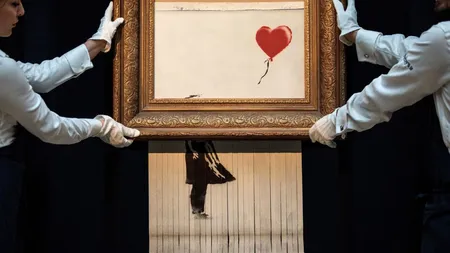 Expoziţie Banksy, la Arcul de Triumf din Capitală