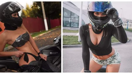 Cea mai sexy motociclistă a murit într-un cumplit accident rutier FOTO
