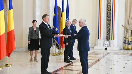 Iohannis i-a primit la Cotroceni pe ambasadorii agreaţi ai Muntenegrului, Danemarcei, Marii Britanii şi Sultanatului Omani