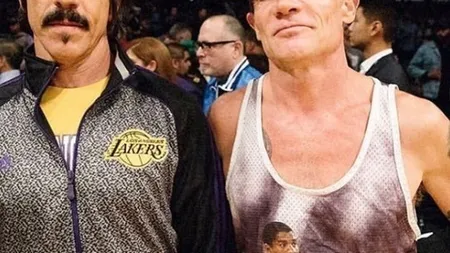 Anthony Kiedis, solistul trupei Red Hot Chili Peppers, dat afară de la meciul echipei LA Lakers