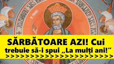 CALENDAR ORTODOX 2018: Cui trebuie să-i spuneţi 