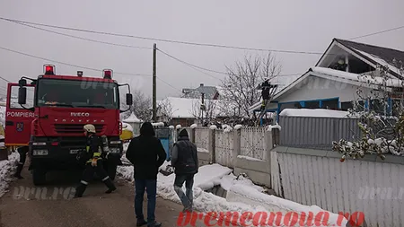 Cadavrul unui bărbat a fost găsit carbonizat într-o locuinţă din Vaslui. Incendiul a fost provocat intenţionat