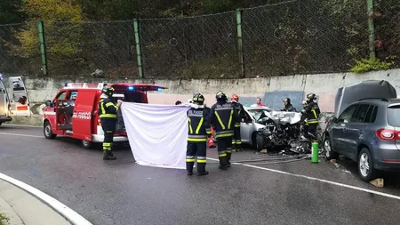 Accident grav în Italia cauzat de un şofer român, 5 răniţi printre care 2 copii