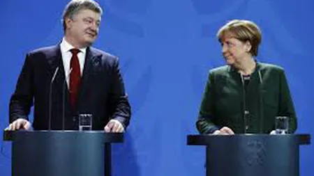 Angela Merkel, în Ucraina. Cancelarul german va aborda problema conflictului din estul ţării
