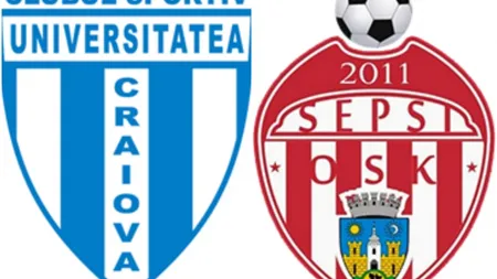 CSU CRAIOVA - SEPSI LIVE VIDEO ONLINE STREAMING. Meciul care deschide etapa în Liga 1