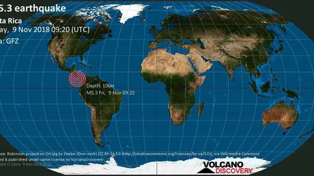 Cutremur în Costa Rica