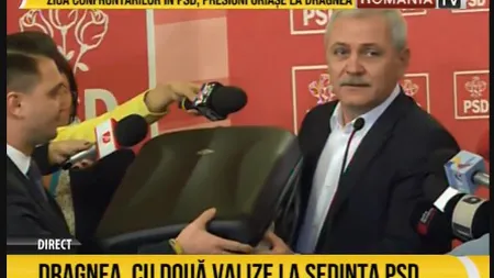 Cât costă valizele cu care a venit Liviu Dragnea luni la Parlament