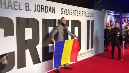 Florian Munteanu, gest superb la premiera filmului CREED 2. Românul a impresionat pe toată lumea FOTO