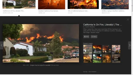 Incendiile din California. Bilanţul morţilor a ajuns la 48. Este cel mai distrugător din istoria acestui stat